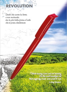 Bolígrafo de Tinta Sólida Luma con Logotipo Personalizado, 1.0 mm, Tinta Azul/Negra, Material Plástico PET Reciclado, para Oficina y Escuela - Product Image 2