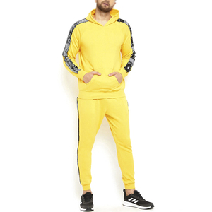 Survêtements personnalisés unisexes d'hiver à capuche, en coton 100% écologique, taille plus, 2 pièces, sans couture - Product Image 4