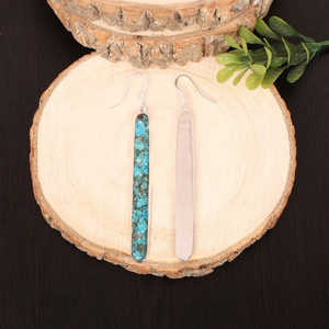 Pendientes de aro de plata esterlina 92,5 platino oro rosa 14K al por mayor chapado en rodio estilo religioso de moda - Product Image 6