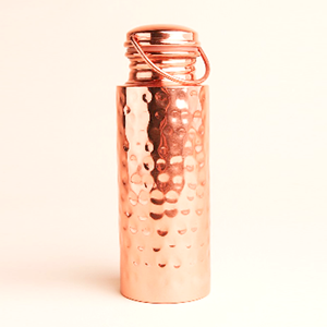 La mejor botella de araña de cobre puro de Venta caliente con botella a prueba de fugas de agarre de alta calidad para regalo de boda de negocios y yoga de gimnasio - Product Image 6