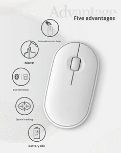 เมาส์ <span class=keywords><strong>M350</strong></span>ไร้สายแบบสองโหมดเงียบอุปกรณ์สำนักงานที่ทันสมัย - Product Image 5