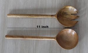 Cuchara de madera de mango largo - Cuchara desechable ecológica de madera maciza de 16 pulgadas para fiestas, ollas profundas y conservas - Product Image 6