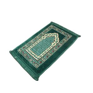 Tapis de Prière Islamique Portable Style Ethnique-100% Polyester Velours Personnalisable Toutes Saisons - Product Image 1