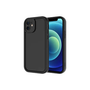 Coque en silicone souple LCKC avec imprimé ananas noir pour iPhone 11 12 Pro Max 7 Plus avec protection de l'appareil photo - Product Image 1