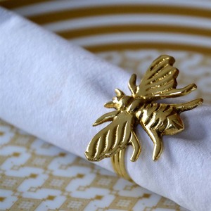 Decoration Wedding Celebration Table Plate Silver Hammered Design Stainless Steel Elegant Gold Round Modern Napkin <b>Ring</b> - Product Image 3