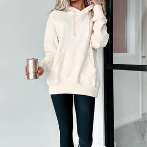 Women Oversized <b>Hoodie</b> Relaxed Loose Fit Cozy Warm Fabric Casual Winter Wear - Product Image 5