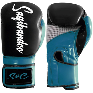 Gants de boxe extra larges à crochet et boucle Gants de boxe en cuir et gants de Muaythai au design personnalisé - Product Image 6