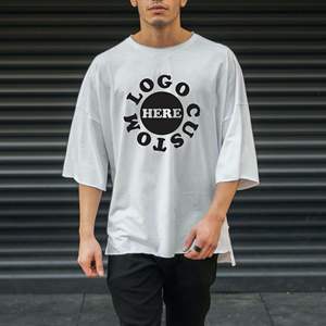 T-shirt surdimensionné et ample en coton unisexe, haut de haute qualité, épaules tombantes, personnalisé, pour hommes et femmes, 2023 - Product Image 6