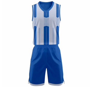 Conjunto de Camiseta de Baloncesto para Hombre, Sin Mangas, Cuello en V, Rayas Sublimadas, Poliéster que Absorbe la Humedad, Uniforme para Adultos, Todas las Temporadas - Product Image 3