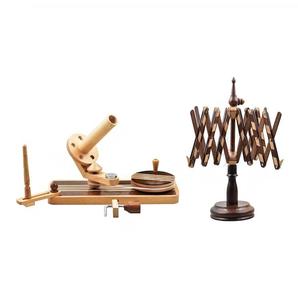 <b>Wooden</b> Yarn Swift Winder Umbrella Table Top Knitting Crocheting Center Pull <b>Wooden</b> <b>Ball</b> Winder - Product Image 4
