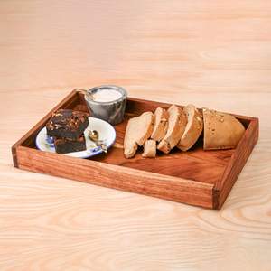 Plateaux en bois d'acacia de qualité supérieure pour la décoration accessoires de maison et de cuisine plateau de service en bois - Product Image 2