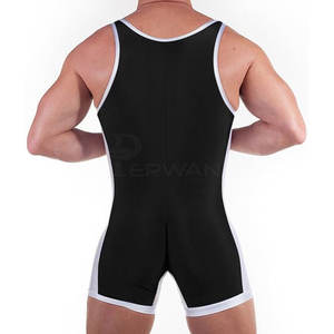 Combinaison de lutte personnalisée avec impression sur le devant, logo, unisexe, adulte, vêtements de sport, durable, respirant, séchage rapide, léger - Product Image 4
