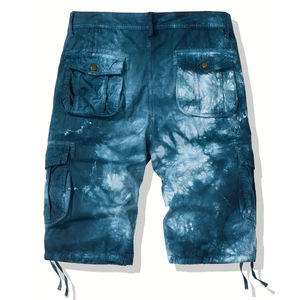 Tie Dye Shorts pour hommes à séchage rapide respirant Tie Dye Shorts exercice de course Sexy Yoga Tummy Control Tie Dye Shorts OEM - Product Image 2