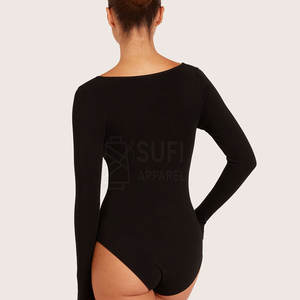 Body de Mujer Ajustado de Algodón y Spandex Elástico, Suave y Cómodo para Uso Diario, Ideal para Invierno y Primavera - Product Image 4