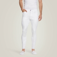 Pantalones ecuestres de ajuste perfecto para hombres, pantalones cómodos elásticos antideslizantes, ropa de equitación personalizada al por mayor