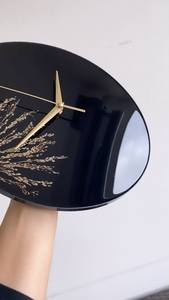 Relojes de pared de resina epoxi diferentes para espacios exquisitos decoración única para el hogar regalo pared epoxi océano reloj por creación antigua - Product Image 5