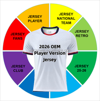 Ventes en gros de maillots de football de haute qualité de l'équipe nationale d'Argentine, édition joueur, domicile et extérieur, respirants et à séchage rapide