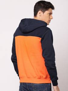 Dernier style de sweat-shirts pour hommes, automne, bicolore, 100% coton, coupe classique, poches kangourou, broderie, écologique, anti-froissement, long - Product Image 4