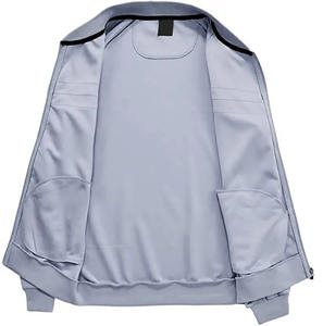 Ensembles de jogging pour hommes avec logo personnalisé survêtements zippés 100% coton de haute qualité vêtements d'hiver décontractés respirants confortables pour adultes - Product Image 4