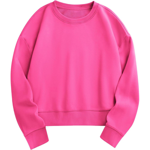 Pull-over en laine tricotée à col rond épais pour hommes avec logo personnalisé 100% coton éponge mélangé pour hommes - Product Image 2