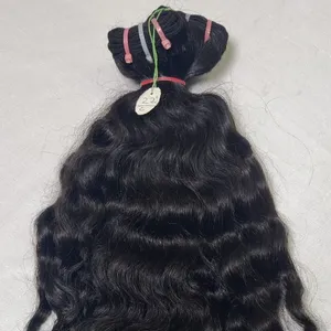 raw indian temple hair vendors one donor weft Hair Extension