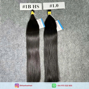 Extensions de Cheveux Humains Vierges du Vietnam Remy 100% Couleur Naturelle en Vrac Super Double Extrémité Épaisse - Product Image 4