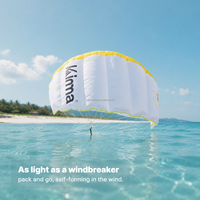 Kinma 4.0m parawing poids léger nouveau matériel surf parawing pour les eaux océaniques comprend une barre