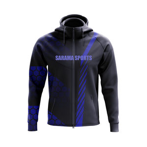 Sweat-shirts à capuche en polyester avec logo personnalisé, prix bas, couleur unie, sweat-shirts décontractés, hauts - Product Image 1