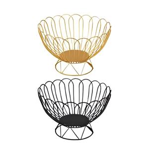 Belles bols élégants en fil métallique pour ustensiles de cuisine Support à fruits en fer et acier inoxydable Meilleur bol en fil métallique fait main - Product Image 6