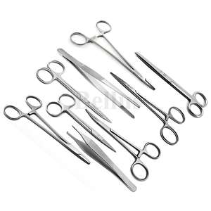 ชุดเครื่องมือผ่าตัดเล็กแบบมืออาชีพ ชุดเย็บแผลพื้นฐาน พร้อมคีม กรรไกร และที่จับเข็ม - Product Image 2