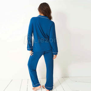 Long Sleeve Sleepwear for <b>Women</b> Lightweight Sleepwear Sets Quick Dry Comfortable Sleepwear - Product Image 2