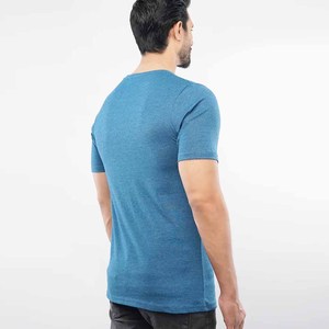 Camiseta de cuello redondo para hombre, Camiseta clásica Premium ajustada suave preencogida, camisetas de algodón polivinílico para hombre - Product Image 2