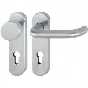 HOPPE Ensemble de rochettes courtes Paris E58/353KH/138 en acier inoxydable F69 PZ, à bout arrondi, pour outils et accessoires de nettoyage domestique - Product Image 3