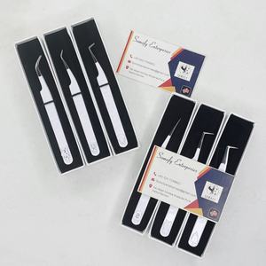 Meilleures pinces à épiler professionnelles en acier inoxydable pour extensions de cils, précision, durabilité, prise parfaite, les cils ne glissent jamais - Product Image 4