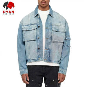 Chaqueta Vaquera para Hombre, Diseño Personalizado, Fabricación OEM/ODM, Cierre de Botones, Estilo Casual Urbano, Precio de Fábrica - Product Image 4