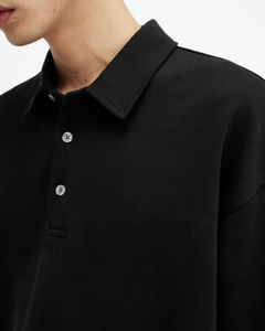 เสื้อโปโลแบบแห้งเร็วของผู้ชายเสื้อ100% คอตตอนเสื้อโปโลแขนยาวระบายอากาศออกแบบโลโก้ได้ตามต้องการ - Product Image 3