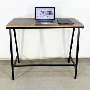 <b>Solid</b> <b>Wood</b> Antique Design Style 120x60x105cm Standing <b>Desk</b> A-Frame Legs Dual Motor Assembly Required for Bedroom Use STD68033 - Product Image 3