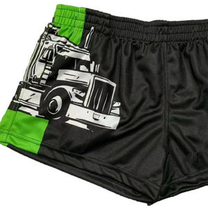 Pantalones Cortos de Rugby de Talla Grande con Diseño Sublimado Transpirable, de Secado Rápido y Antibacterianos, Ajuste Atlético - Product Image 1