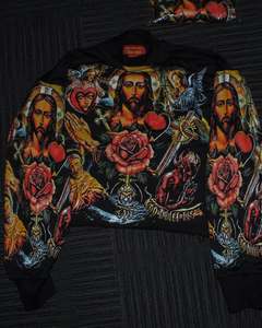 Camiseta Extra Grande para Hombre, 100% Algodón, Felpa Francesa, 350 GSM, Cuello Caído, Corte Cuadrado, Manga Larga, Ecológica - Product Image 3