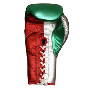 Guantes de boxeo de cuero brillante, diseño personalizado para gimnasio, boxeo, exportación desde Pakistán, venta al por mayor - Product Image 3