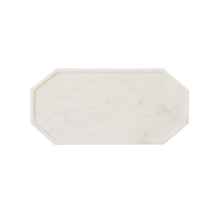 Excellent plateau en marbre pierre grise poignée en acier inoxydable organisateur en marbre petit déjeuner et dîner plateau de service - Product Image 4