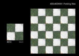 Dalles de parking extérieures en céramique antidérapantes 40x40cm 400x400mm pour allée, chemin de jardin et parking - Product Image 1