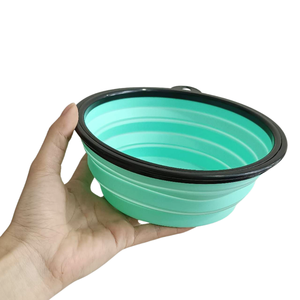 Mangeoire pliable en silicone pour animaux de compagnie Bol en silicone pour animaux de compagnie Alimentation en eau 19cm - Product Image 5