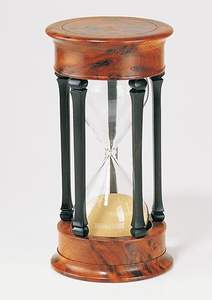 Ensemble de sabliers en bois rustique, horloges à sable à l'ancienne, accent décoratif de bureau pour la décoration de la maison antique - Product Image 6