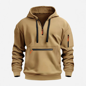 2025 Venta al por mayor personalizado de gran tamaño grueso en blanco peso pesado 400gsm Sudadera con capucha 100% algodón Tallas grandes sudaderas con capucha y sudaderas para hombres - Product Image 1