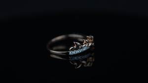 Anillo Exclusivo de Diamante Cultivado en Laboratorio para Mujer, Color EF, Claridad VS1, Corte Redondo, Oro, Oro Rosa, Plata, Certificado IGI SGL, Diamante Swaroop - Product Image 2