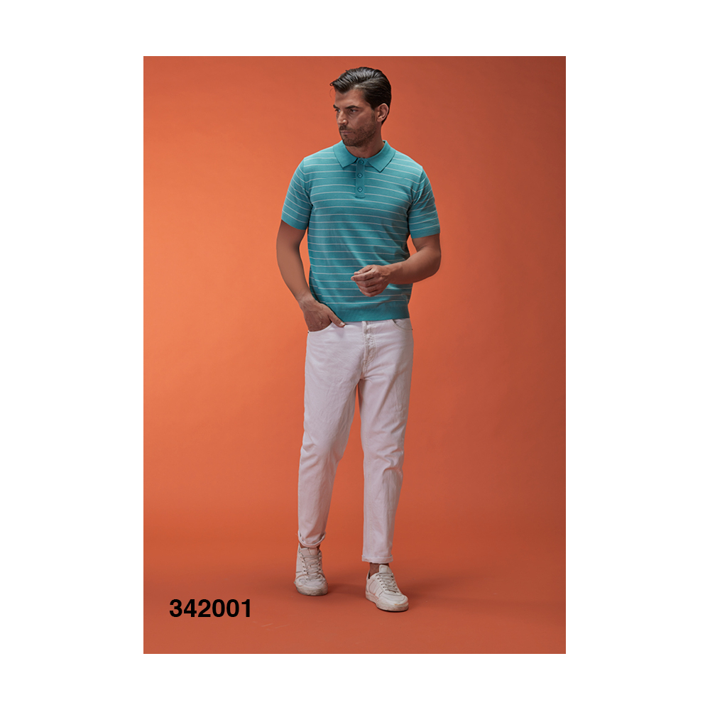 Light Blue and White