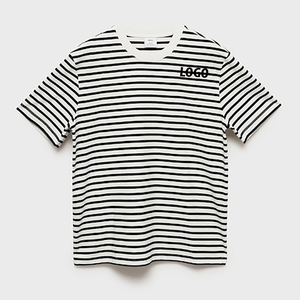 Vente en gros T-shirt uni en coton pour homme avec logo personnalisé T-shirt vierge décontracté à manches courtes - Product Image 3