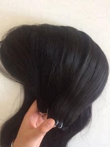 Extensions de cheveux vietnamiennes en gros, longues, lisses, brutes, Remy, Super Double Drawn, cuticules alignées, à bandes adhésives, trame simple - Product Image 6