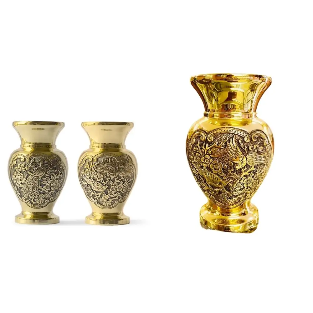 Pure Copper phoenix flower vase new arrivals high quality best seller traditional decoration fast delivery made in Vietnam